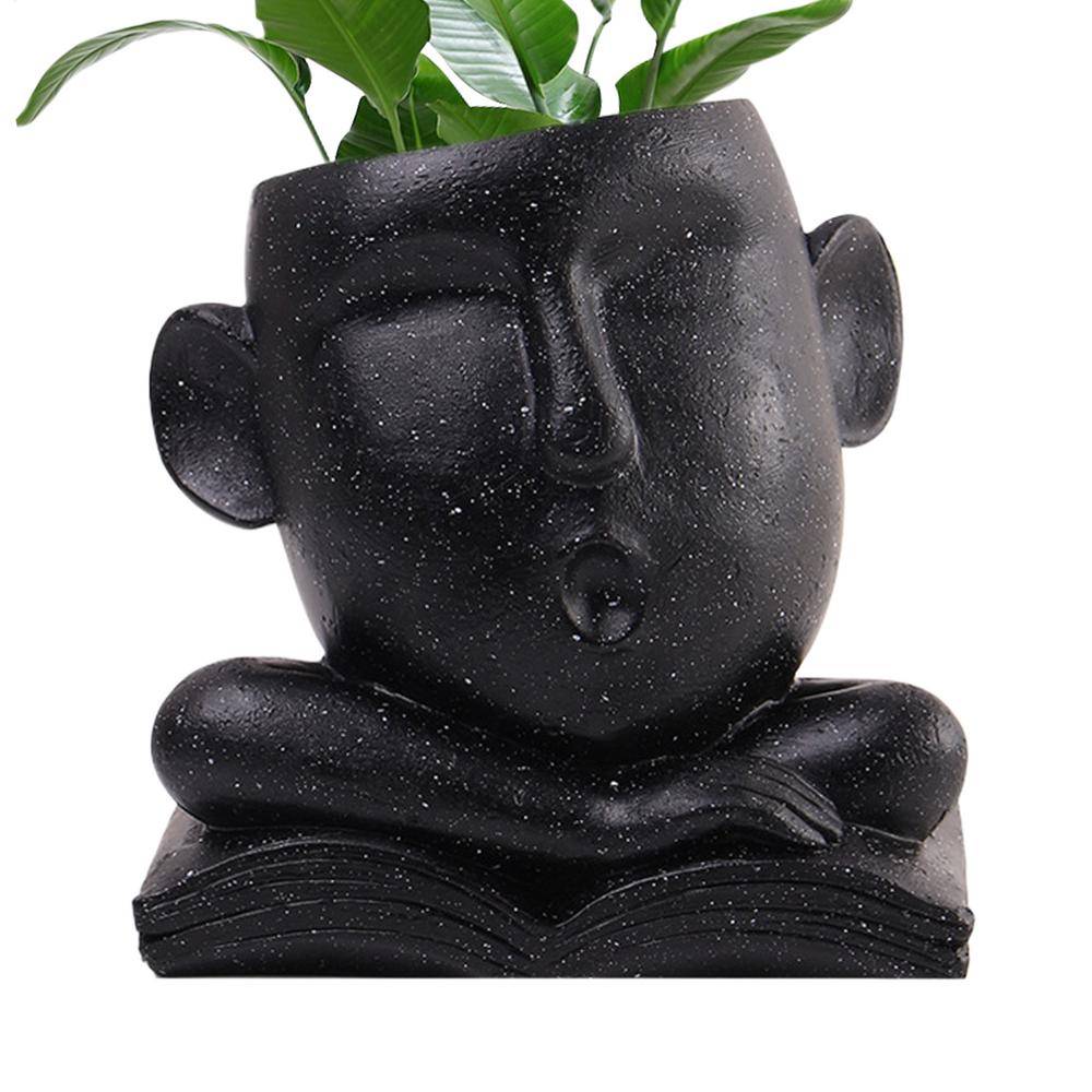 

Кашпо для лица из смолы, креативное кашпо, декоративное комнатное кашпо для кактусов, креативные горшки для суккулентов, домашний декор для сада, подоконника