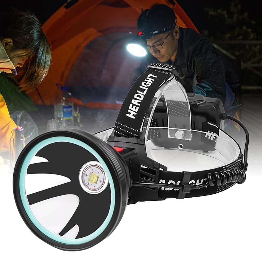 Super Bright XHP90 XHP100 LED Headlight Rechargeable Zoom Headlamp Head Torch