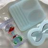2 Pieces Flexible Silicone Sand Clock Molds Versatile Casting Tool for Soap Candle Making and Artistic Creation