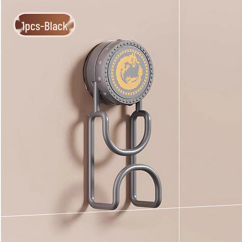 Wall-Mounted Suction Cup Bathroom & Kitchen Storage Rack No Specific Size