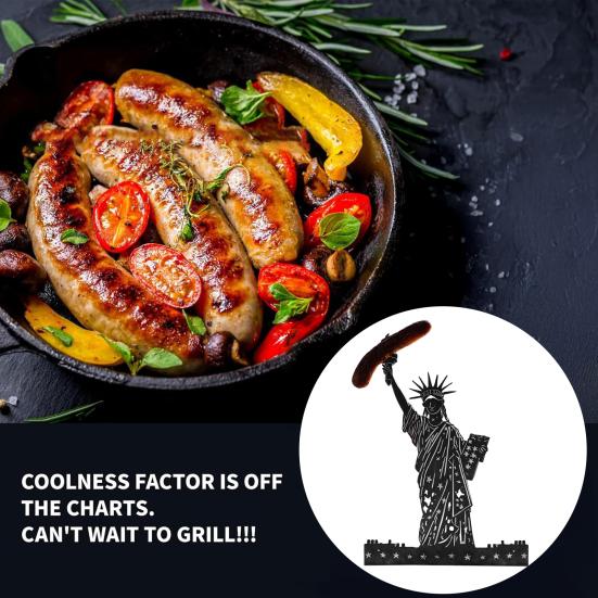 Zabawny Uchwyt na Kiełbaski BBQ Odporny na Rdzę Odporny na Ciepło Przenośny Campingowy Uchwyt na Grilla do Hot Dogów Przenośny Stojak Stojak na Kiełbaski