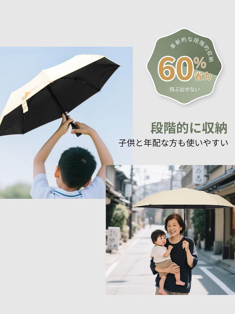 Foldable Parasol with UV Protection and Complete Suitable for Both Sunny and Rainy It Blocks Heat and UV Protects Against and Prevents and Unisex