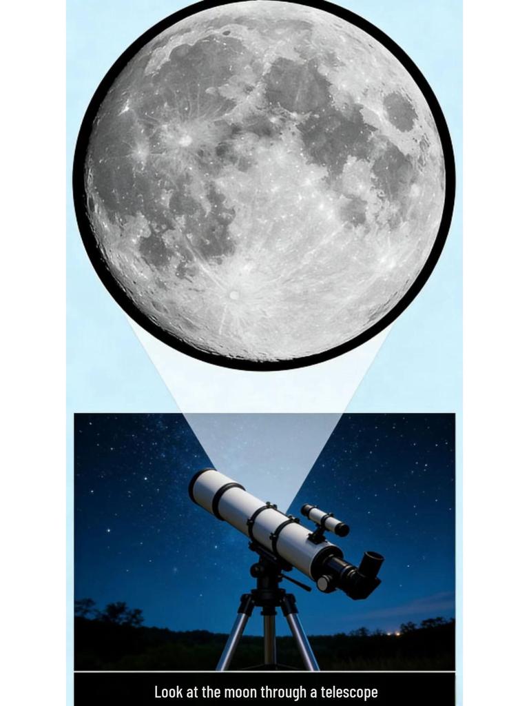8x21 HD Kids' Portable Telescope - Non-Infrared Outdoor Exploration Toy