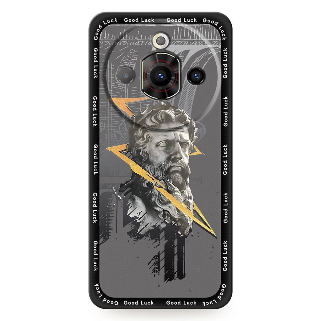Shockproof Silicone Phone Case For ZTE Nubia Focus Pro 5G TPU Waterproof Graffiti Phone Pouch Anti-knock Full Wrap Cute