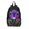 Al Italian Brainrot Pattern Backpack Breathable Student Schoolbag Gift Casual