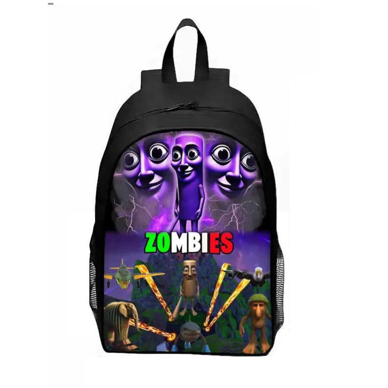 Al Italian Brainrot Pattern Backpack Breathable Student Schoolbag Gift Casual