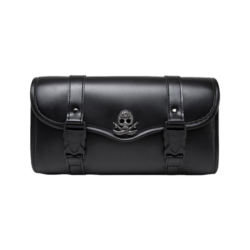 

Мотоциклетная сумка для инструментов на переднюю вилку, кожаная седельная сумка из ПУ, подходит для потребностей байкеров в хранении, для ежедневных поездок, для хранения на руле 1