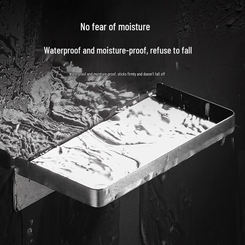 GOWKE 304 Stainless Steel Public Restroom Shelf