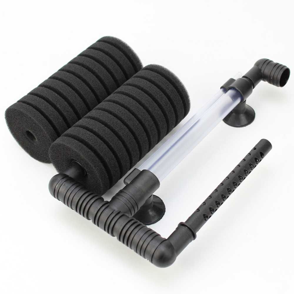 360° Rotatable Biochemical Sponge Filter Cotton Filters Aquarium Oxygen Pump Single/Double Head