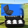 Compact Golf Ball Holder Case for Golfers, Structured Golf Storage Organizer for Practice Days, Course Travel, and Bag Organization