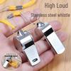 Metal Outdoor Survival & Sports Whistle - Ideal for Coaches, Referees, and Emergency Situations