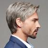 Wigs For Men Short Toupee Haircut Straight Synthetic Natural Hair Replacement Wigs With Wig Cap