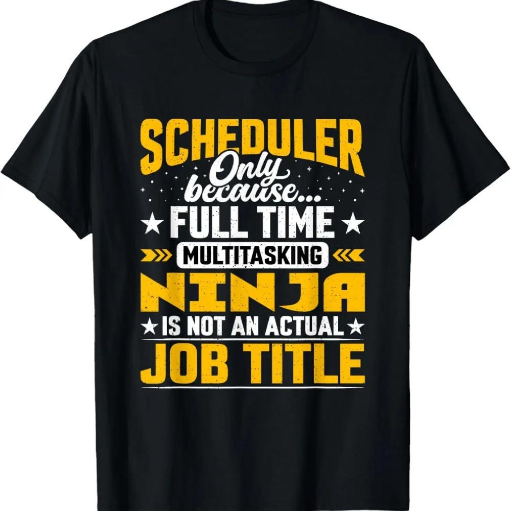 

Funny Planner Scheduler Job Title T-Shirt XXXXXL чёрный