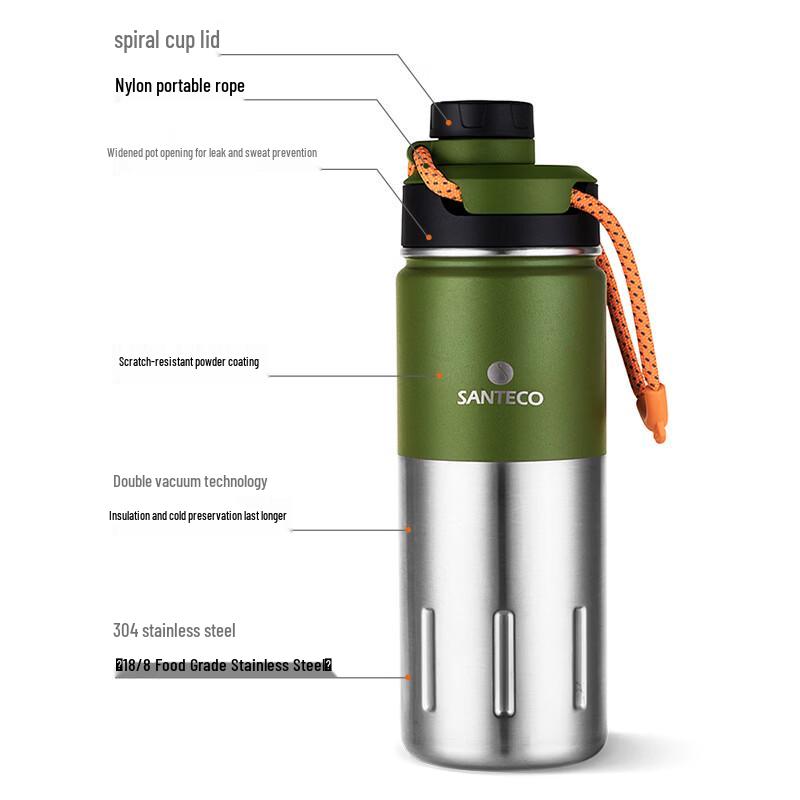 Santeco Outdoor Vacuum Insulated Stainless Steel Mug