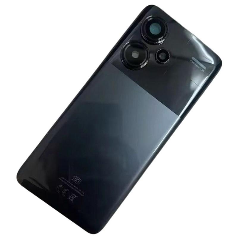 

Battery Cover For Redmi Note 13 Pro Plus 5G Back Glass Panel Rear Door Housing With Camera Lens Repair Parts чорний