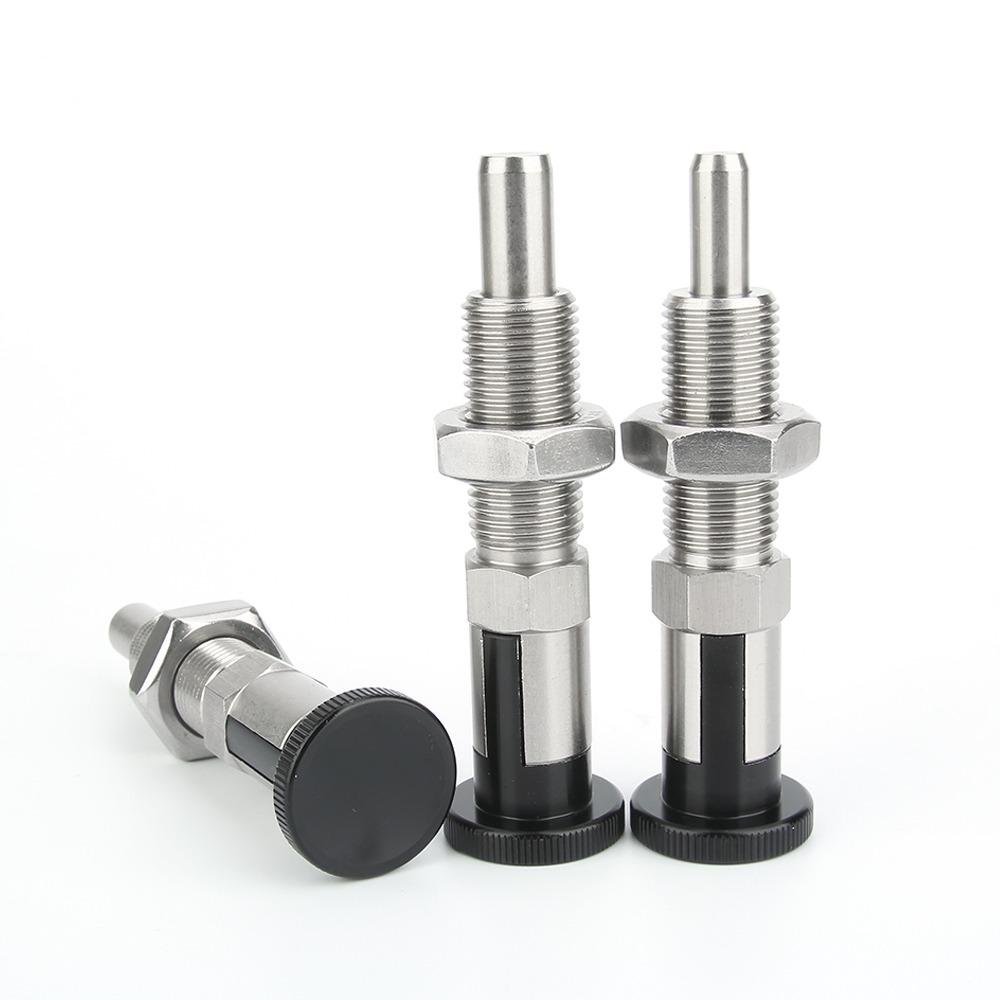 Extended Thread Spring Plunger M16*1.5 Precision Reset/Self-Locking Knob Plunger Indexing Plunger