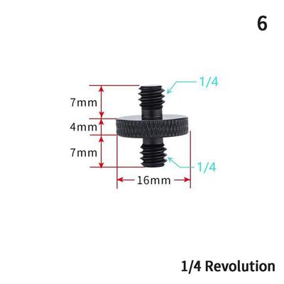 3/8" To 1/4"  Male To Female Thread Screw Mount Adapter Tripod Plate Screw Mount