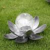 Solar Powered Lotus Light Automatic On/Off IP55 Waterproof Wireless Design Solar Garden Lamp Lawn Patio Outdoor Decoration