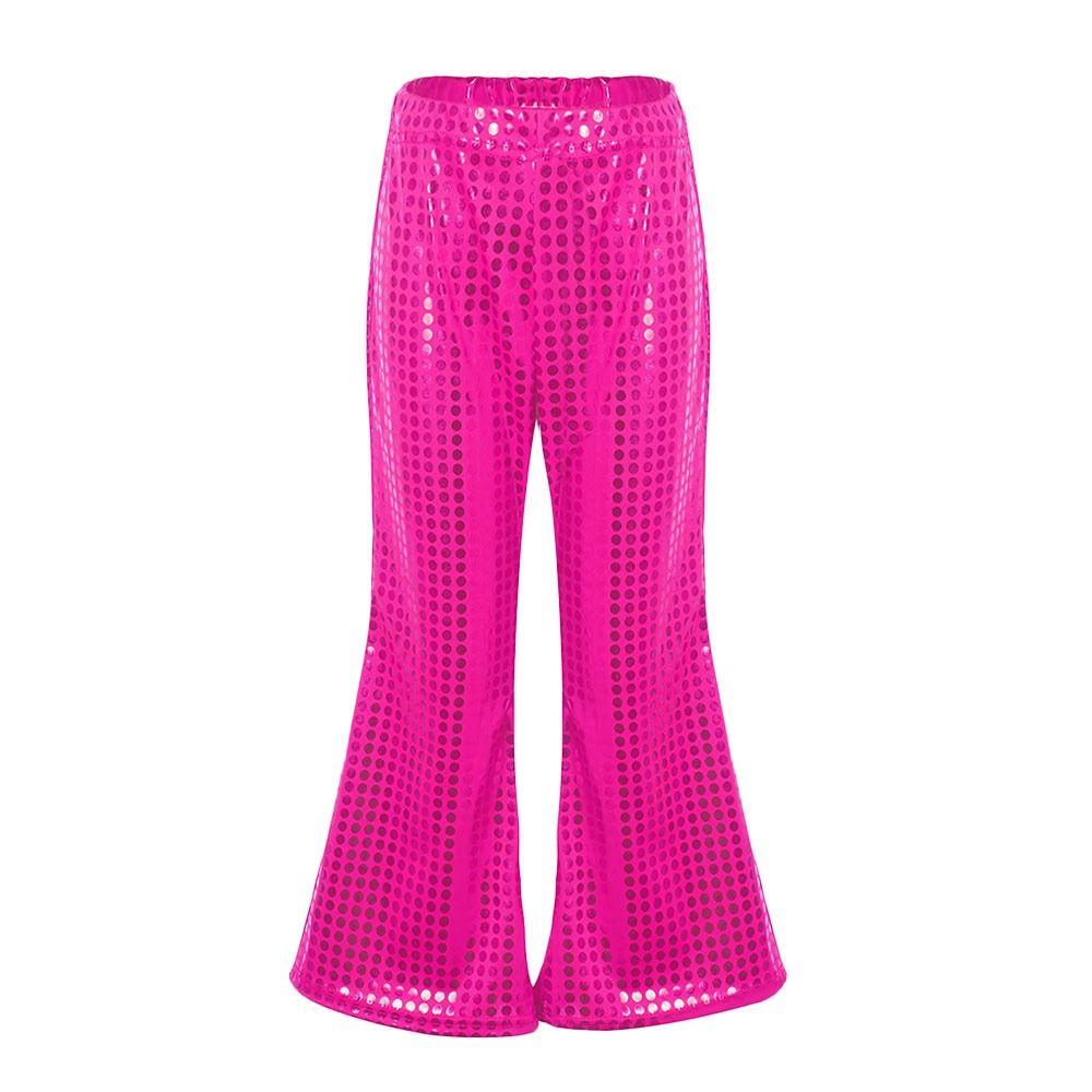 Elastic Waistband Kids Dance Pants Jazz Dance Disco Party Pants  Kids Boys Girls