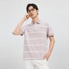 Septwolves Men's Breathable Striped Short Sleeve Polo Shirt