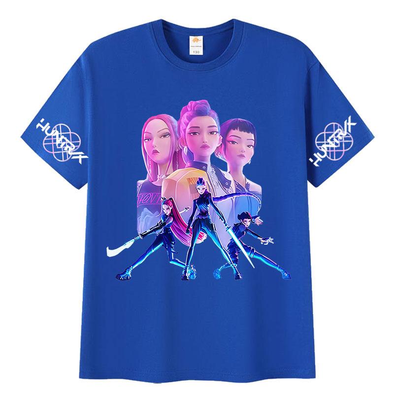 Filme Dämonenjäger K-Pop 2025 Grafik T-Shirt Herren Damen Ästhetische Mode Baumwolle Kurzarm T-Shirt Harajuku Vintage T-Shirts