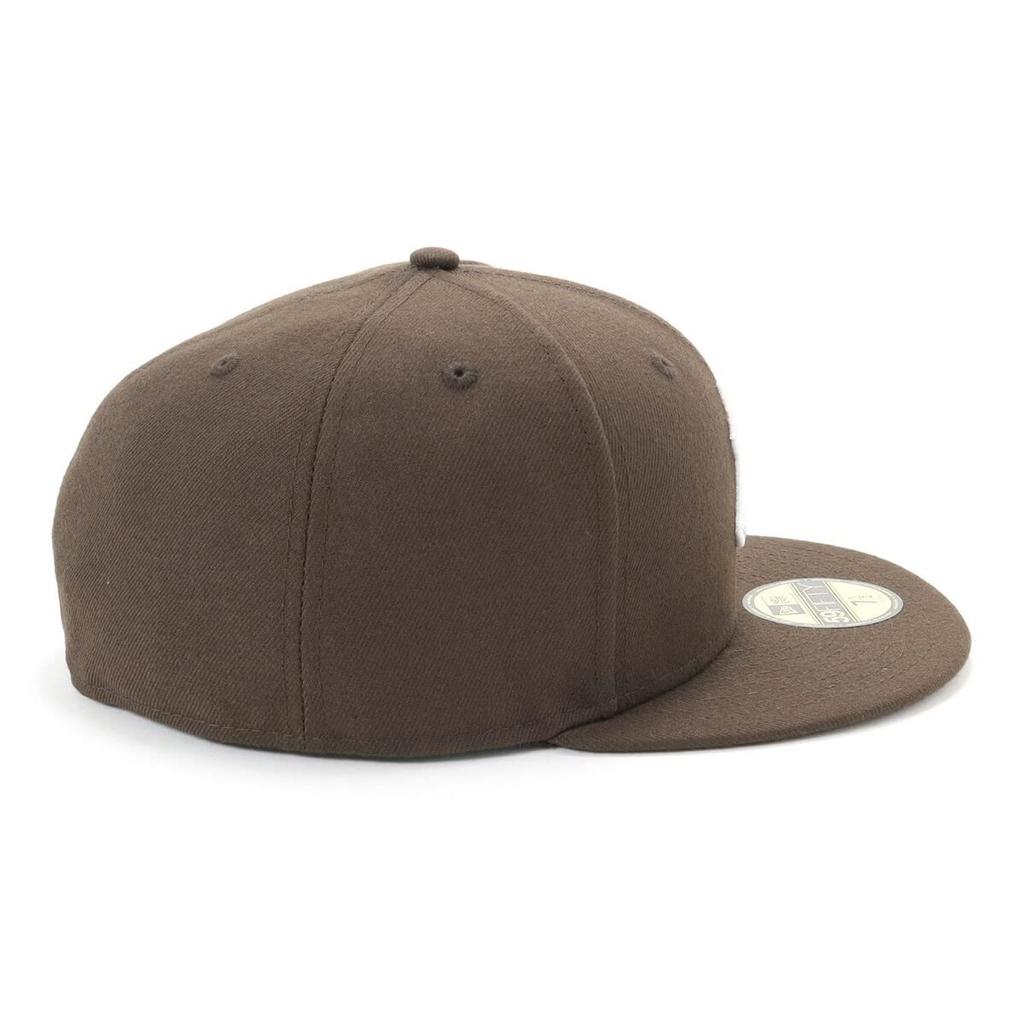 New Era MLB New York Yankees NY Brown Size 7 5950 NEYYAN BRN SWHT 25J Cap, 3/4,