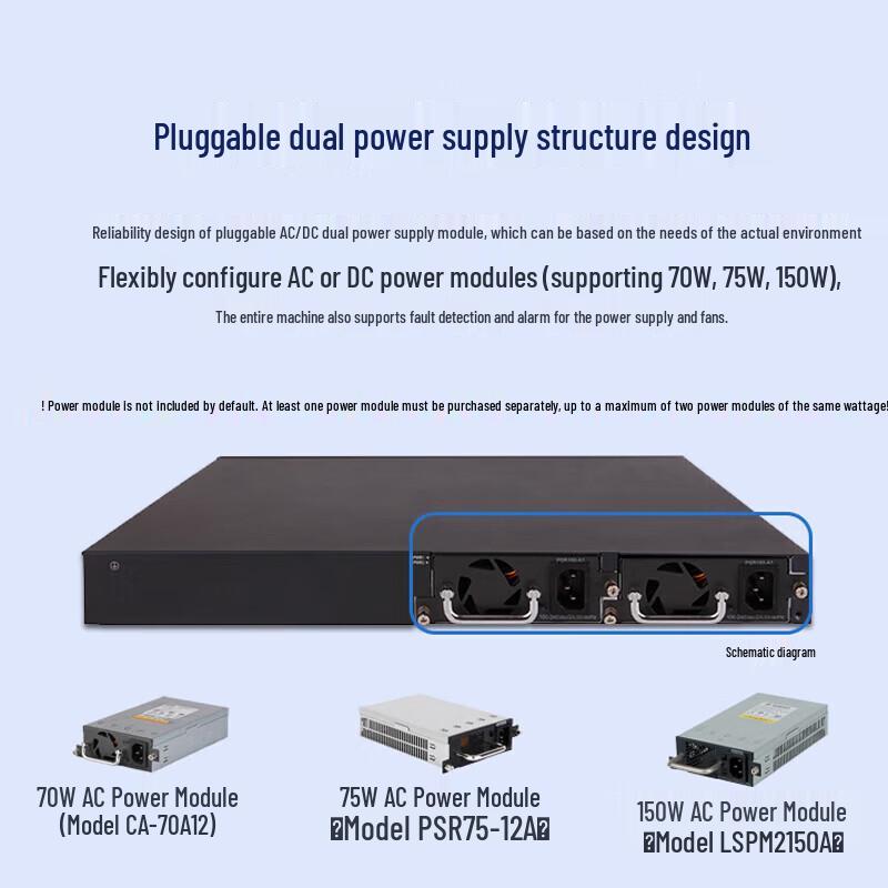 H3C S5560S-52F-EI Layer 3 Managed Enterprise Core Switch