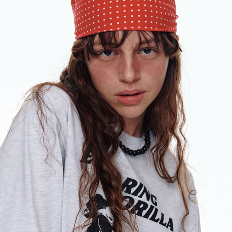 CENTAUR.KR CENTAUR ARCHIVE SMALL BANDANA_RED