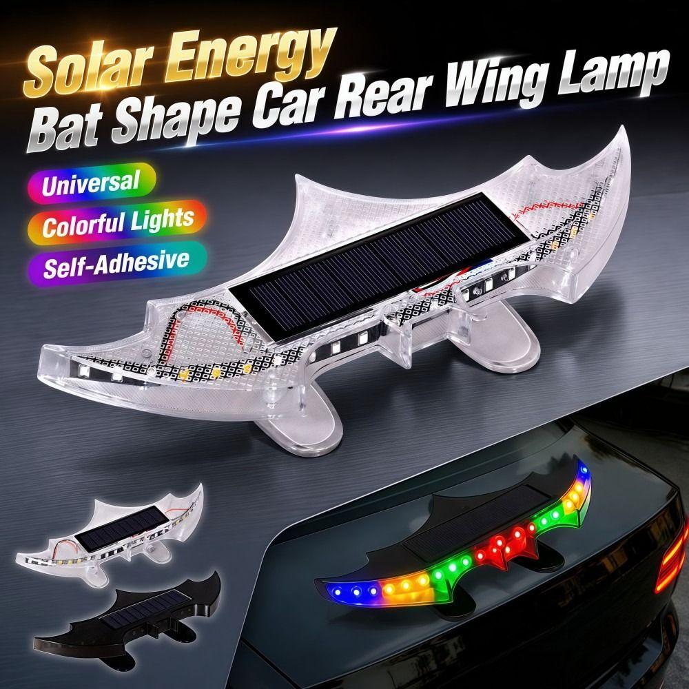 Solar Energy Car Rear Wing Lamp Universal Car Ambient Lighting Car Exterior Trim