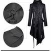 Men Cosplay Costumes Long Sleeve Hooded Jacket Halloween Gothic Pure Color Halloween Cosplay Vintage Costume