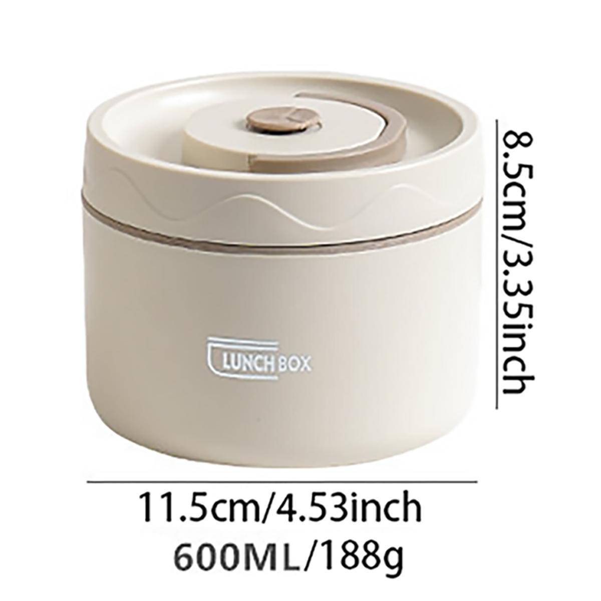 

304 Steel Insulated Lunch Top Box with Storage Bag Handy Double-layer Covered Lunch Box Office Student Sealed Lunch Box