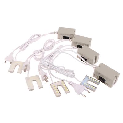 Eu/Us Plug 10 Led Sewing Machine Light U Shape Industrial Lighting Lamp Magnetic Working Light For Drill Presses Workbenches