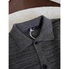 Men's Loose Fit Solid Color Retro Knit Cardigan Sweater Jacket