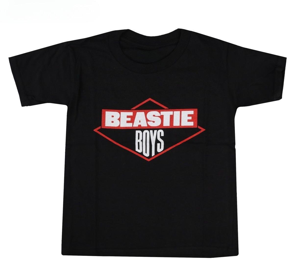 Beastie Boys Classic Logo Kids Fit Print Cotton TShirt Old School Hip Hop Band Unisex Short Sleeve Tee L