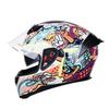 Jiekai Full Face Motorcycle Helmet – Unisex, All-Season, Cool and Safe Racing Design