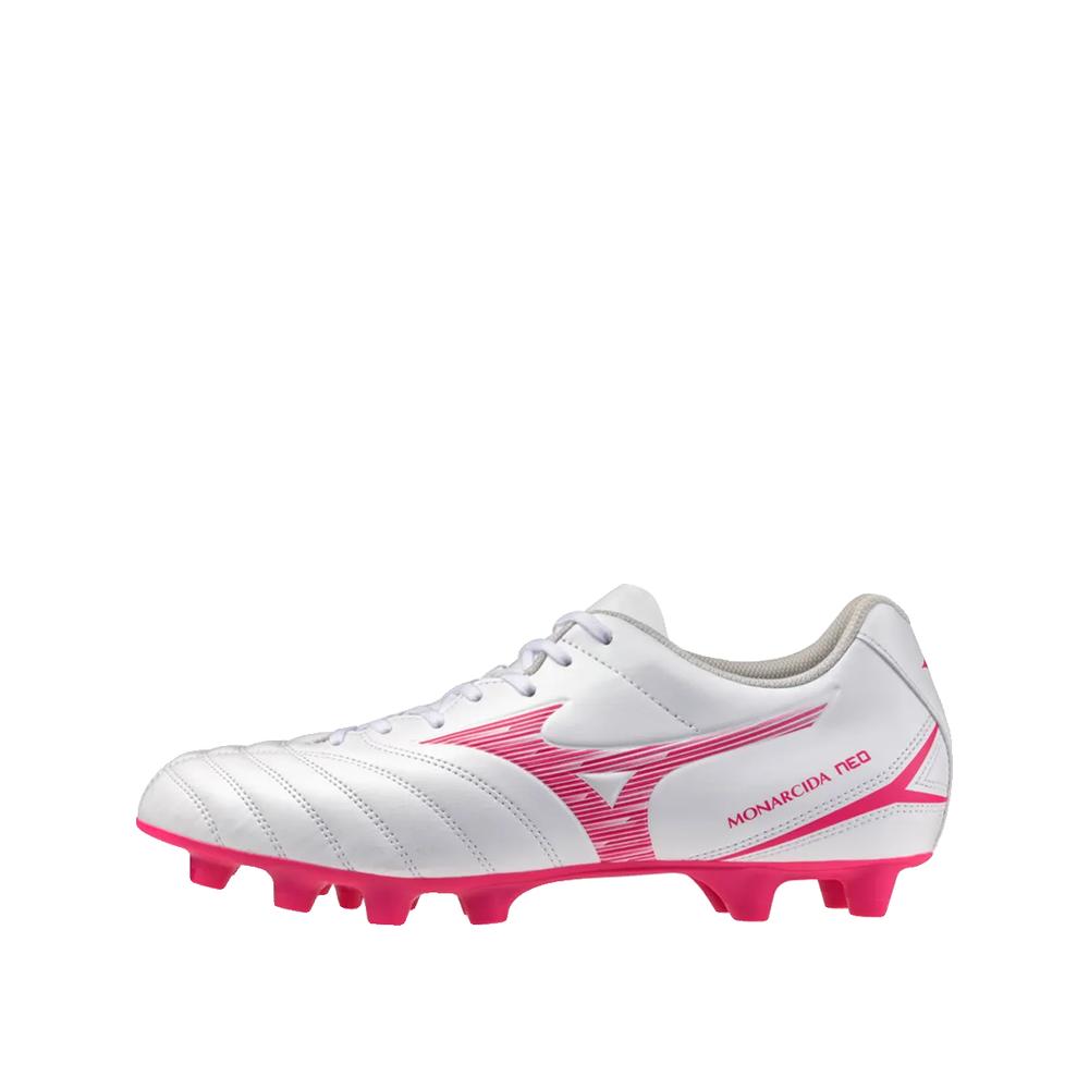 Football Boots Mizuno Monarcida Neo III Select FG White/Fuschia Purple
