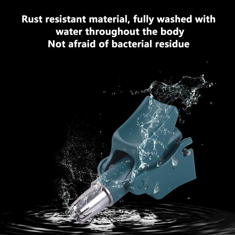 Nose Hair Trimmer Cleaner For Men Women Stainless Steel Manual Mechanical Shaving Razor Washable Hair Removal Tools