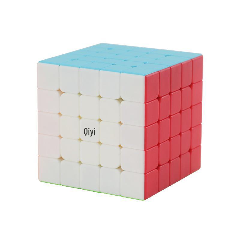 Qiyi 3x3 Zauberwürfel und Pyramide Ahornblattform Rotationsspielzeug Set für die frühe Bildung von Kindern