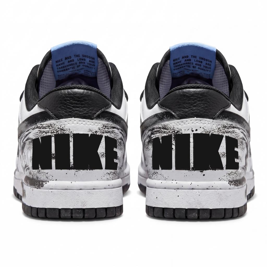 Nike Zapatillas de Skate Prologue Grandes Negras Blancas Antideslizantes Resistentes a la Abrasión Caña Baja para Hombre Color Negro 355152-107(Equipo1887-)