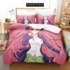 3D Print Quintessential Anime Quintuplets Bedding Set Boys Girls Twin Queen Full Size Duvet Cover Pillowcase Bed Adult Bedroom