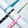 New Daisy Cherry Rope Shoe Laces Flower Shoelace for Sneakers Strap Sports Shoelaces Rubber Bands for AF1/AJ1 Shoes Accessories