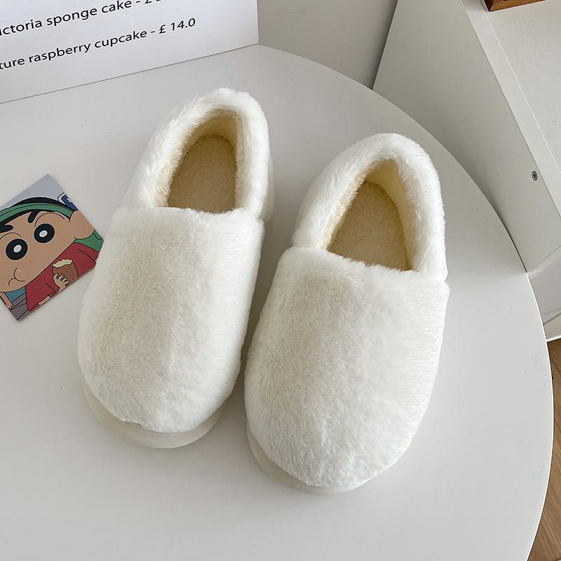 Mode 2024 Neue Damen Hausschuhe Lässige Mode Zuhause Einfarbige Hausschuhe Warm und Bequem