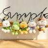 Keychain With Plush Animal Charms For Kids And Teens