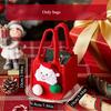 Felt Bag Christmas Gift Socks Cartoon Decorative Pendant Gift Bag Christmas Tree Elk Non Woven Bag