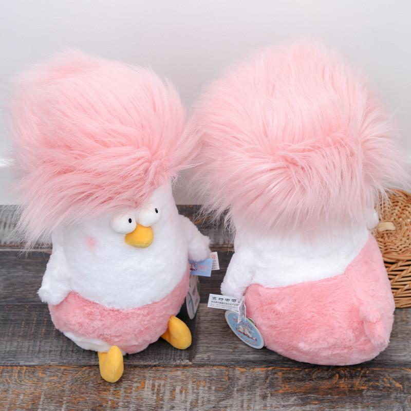 Chicken Plush Toy With Short Pile Fabric For Gift And Decoration