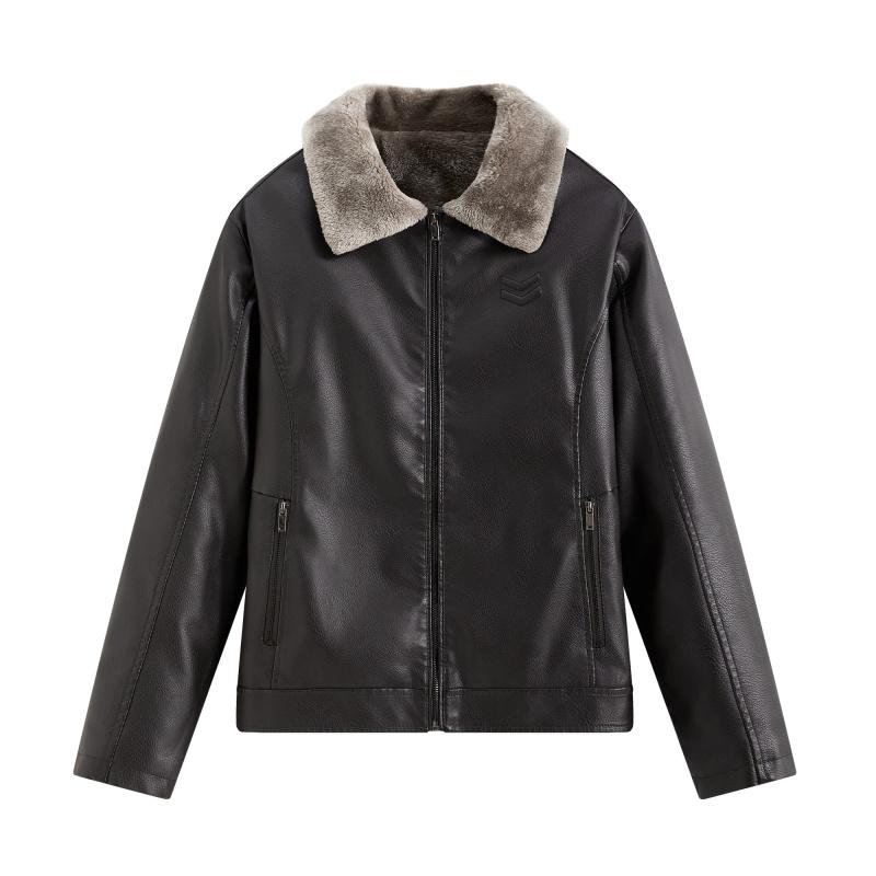 

Zipper Long Sleeve Pocket Solid Color Cardigan Men s Jacket Fashion Top L коричневий