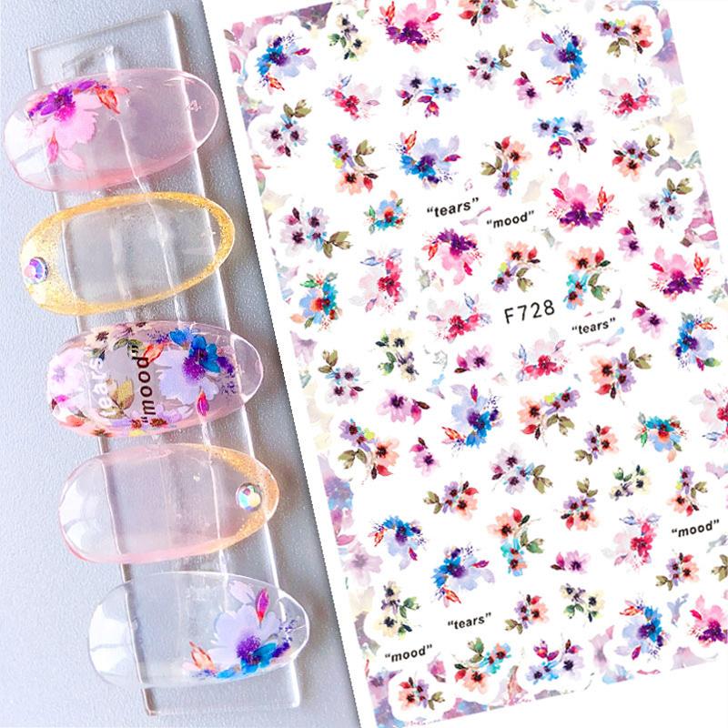Zurück Kleber Aufkleber 3D Nagel Aufkleber Schwarz Weiß Geometrische Zeichnungen Designs Nagel Aufkleber Dekoration Für Nail Art Schönheit