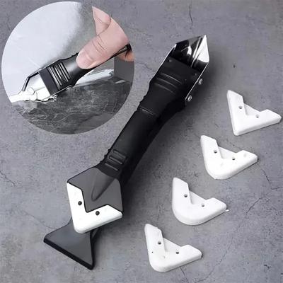 5 In 1 Window Sink Renovation Tool Kit - Caulk Remover Grout Removal & Glue Angle Scraper