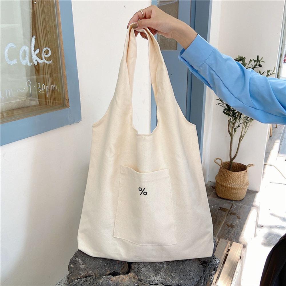 

Large-capacity Canvas Tote Bag Versatile Shoulder Bag Cool Messenger Bag Student Style A