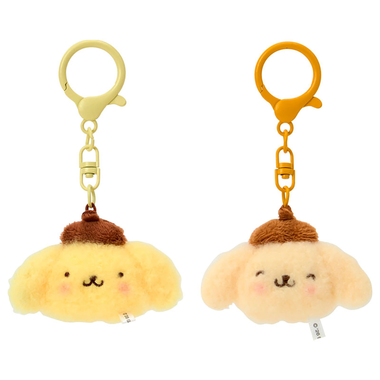 Sanrio Mini Mascot Keychain Set of 2 Smiling Pompompurin Ages 6 and up 660582 (Matching Faces) - - -